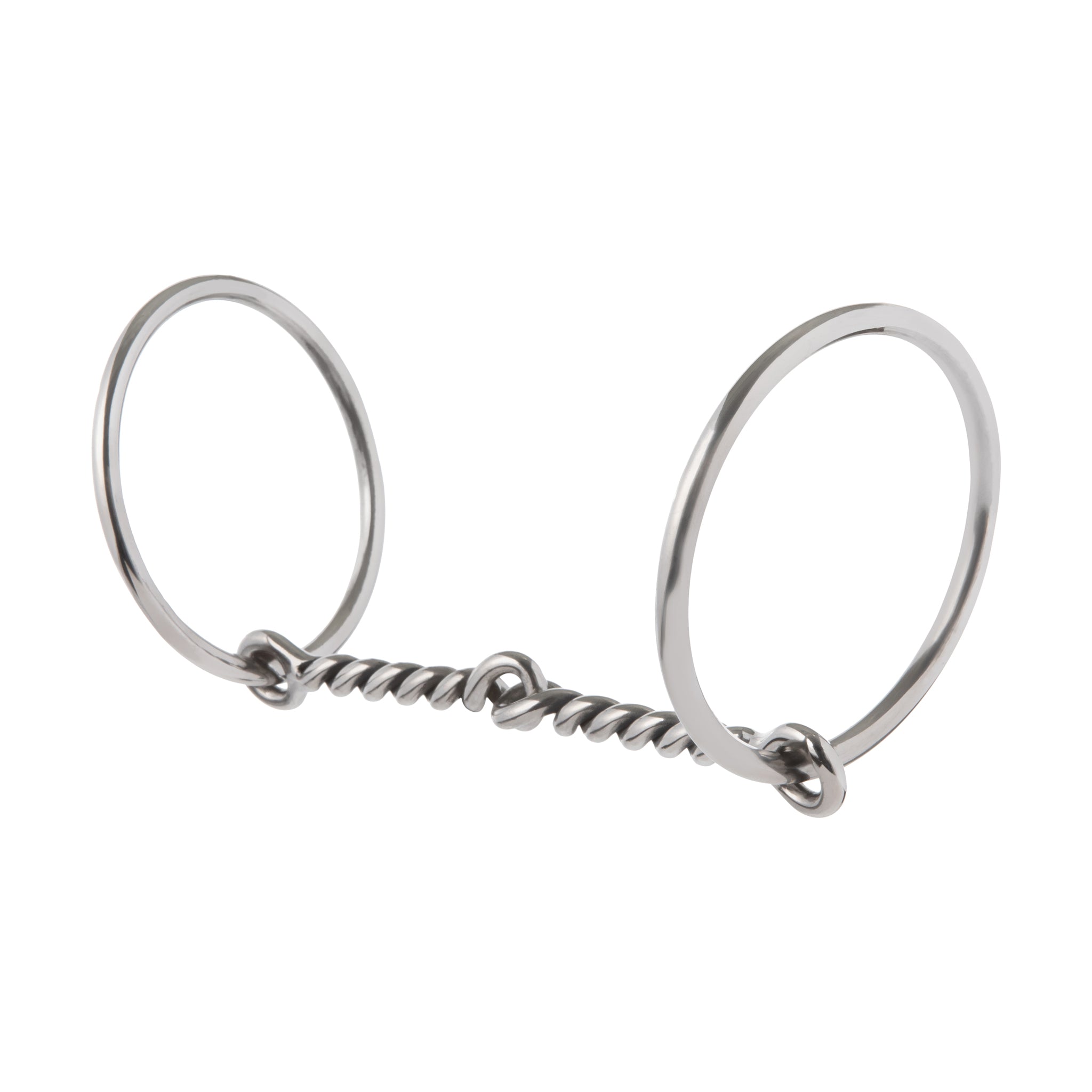 All Purpose Ring Snaffle Bit, 5" Single Twisted Wire Mouth