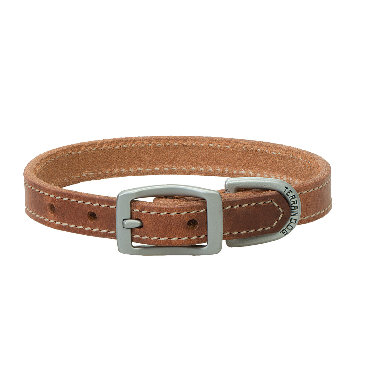 Harness Leather Dog Collar, 3/4"