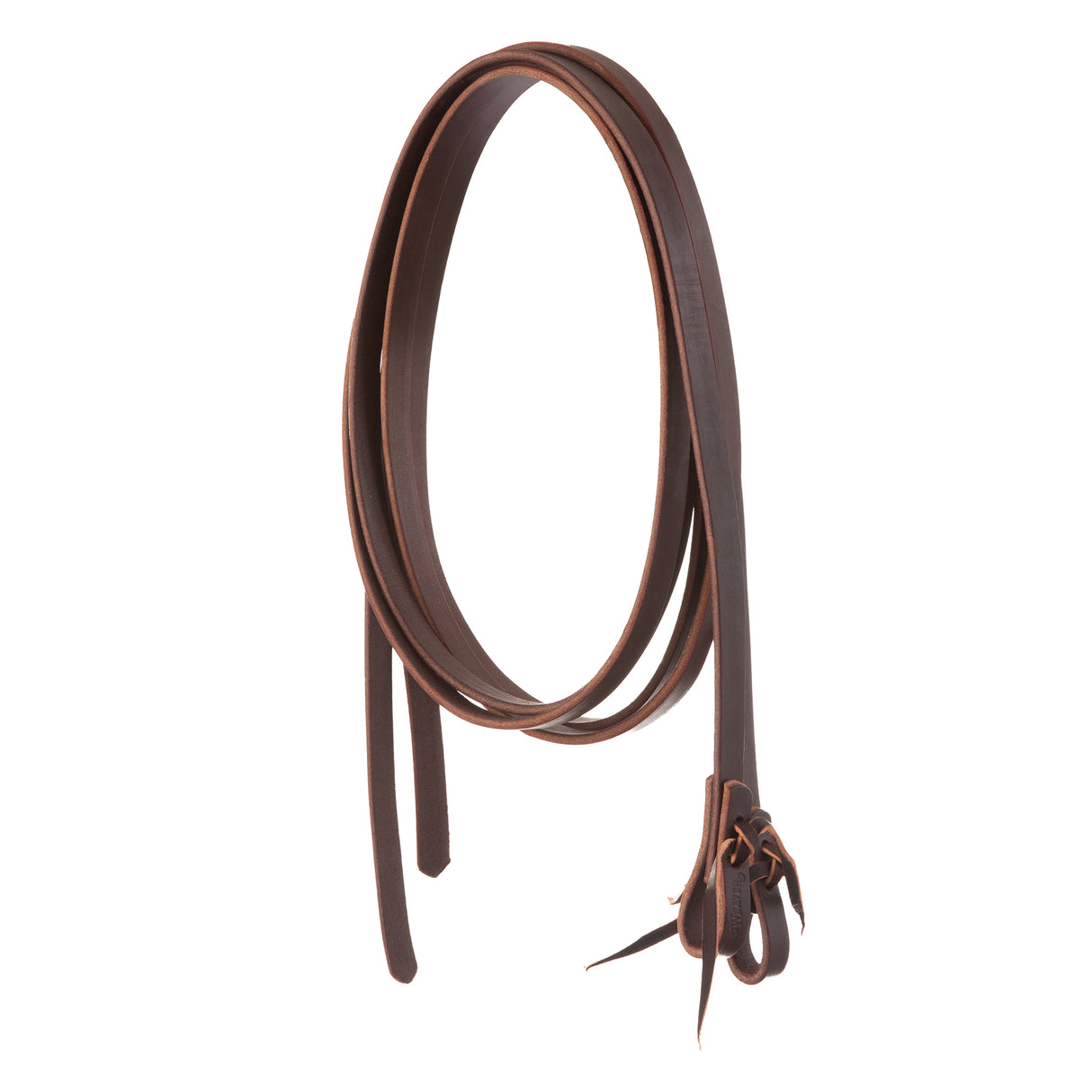Burgundy Latigo Split Reins