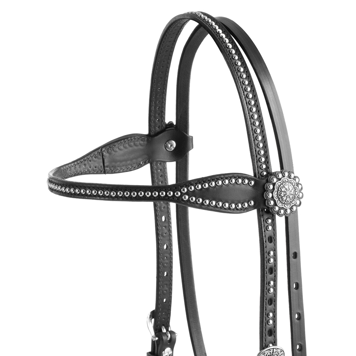 Back in Black Browband Headstall