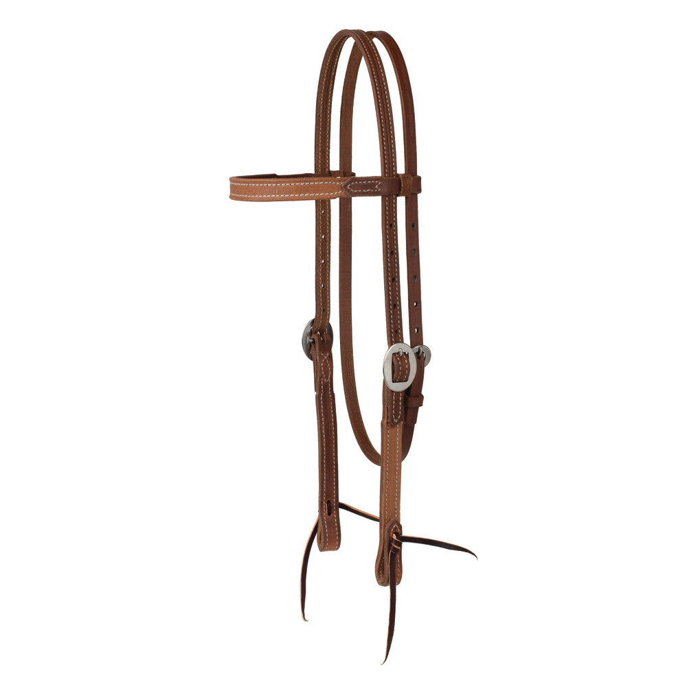 Rough Out Headstall, Oiled Hermann Oak®