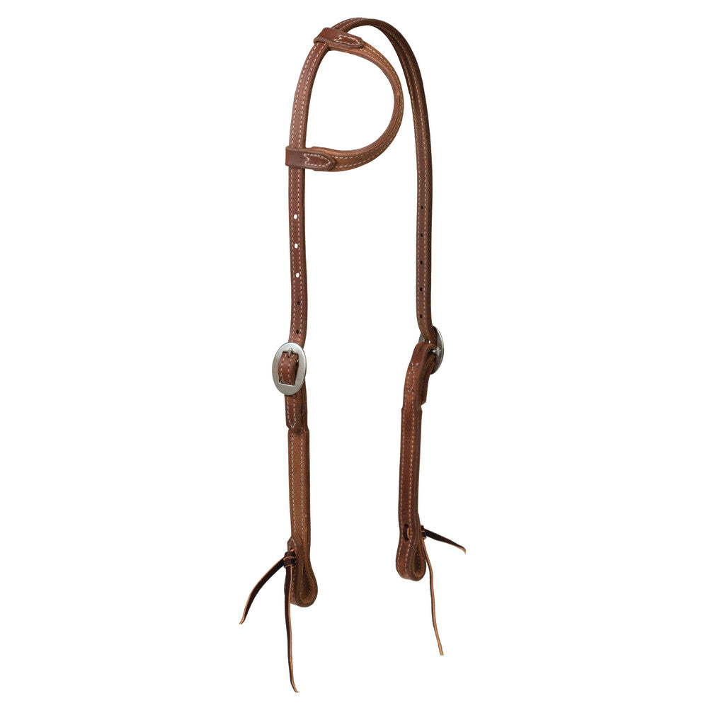 Rough Out Headstall, Oiled Hermann Oak®