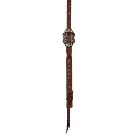 Buckstitch Headstall, Oiled Hermann Oak®, Dusk Collection