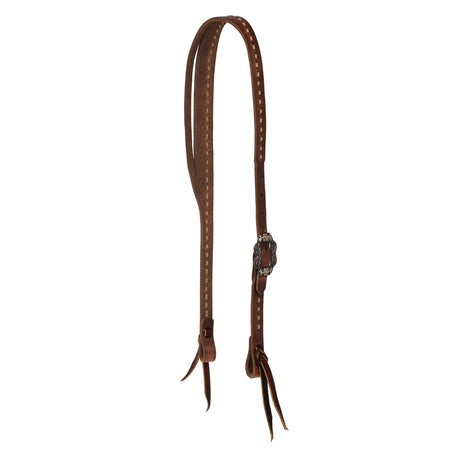 Buckstitch Headstall, Oiled Hermann Oak®, Dusk Collection