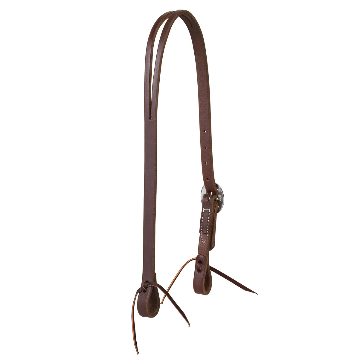 Working Tack Single-Ply Headstall with Tie Ends