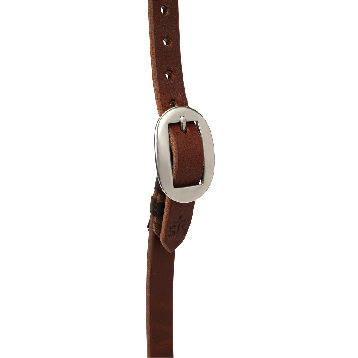 STS Ranch Signature Tack Harness Leather Split Ear Headstall, 3/4"