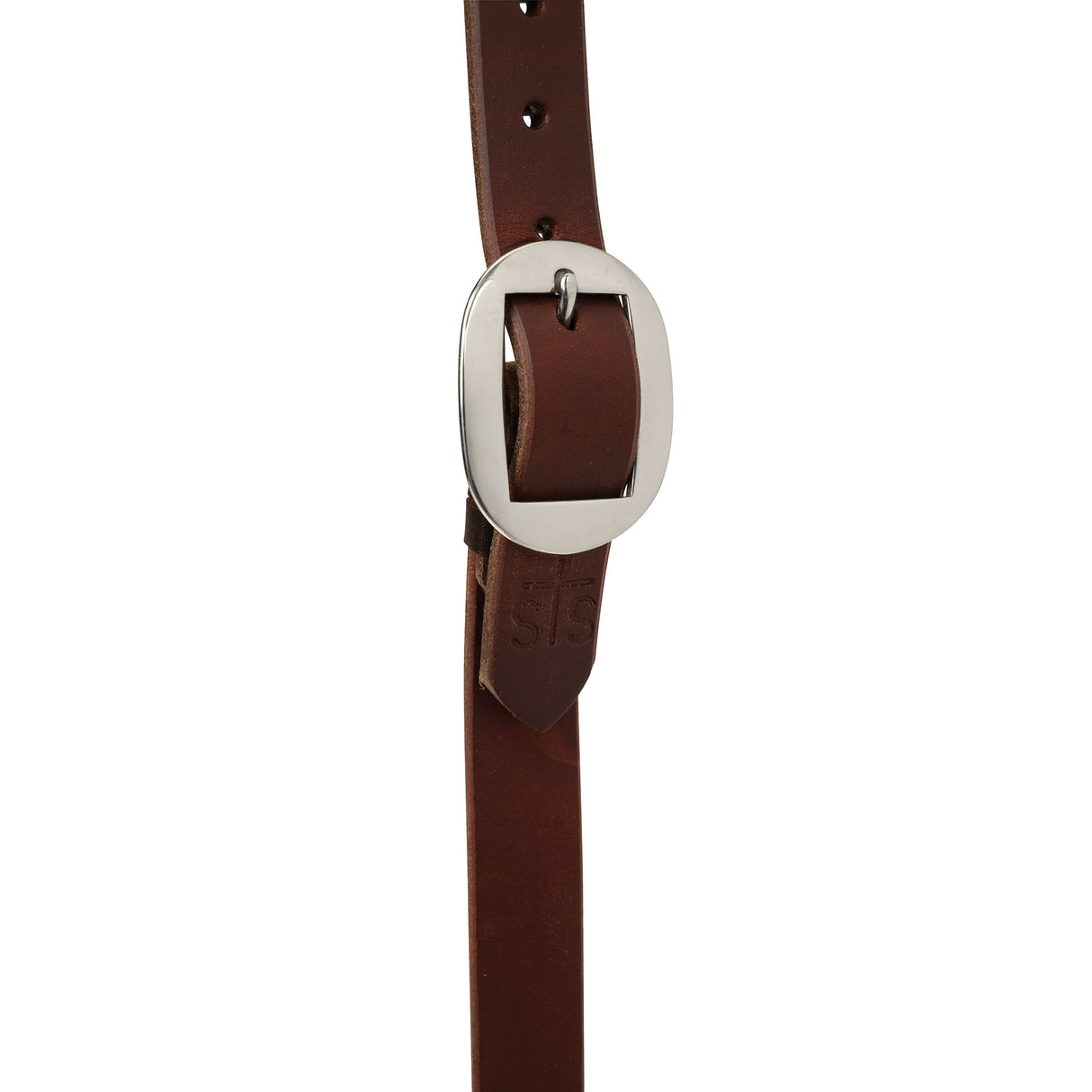STS Ranch Signature Tack Harness Leather Split Ear Headstall, 1"