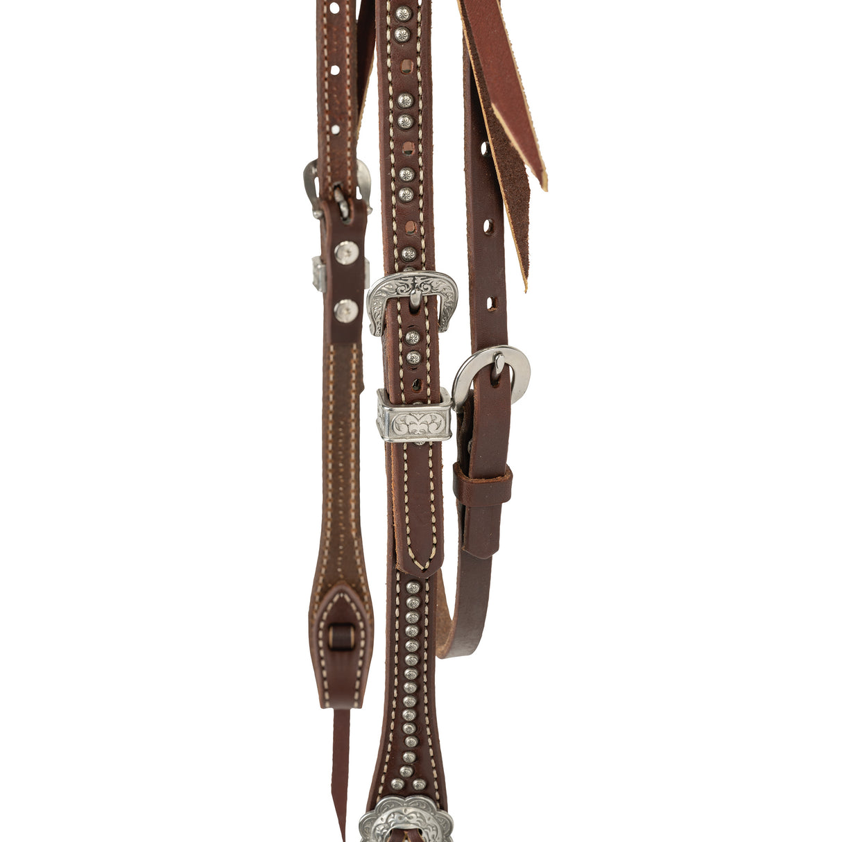 Western Leather Headstall, Stockman