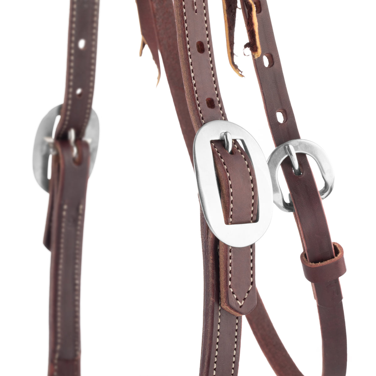 Synergy® Burgundy Latigo Leather Performance Headstall