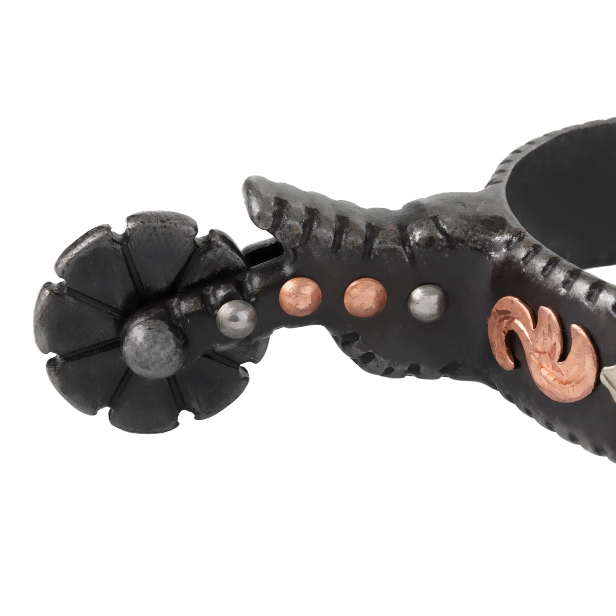 Ladies Spur with Floral Design