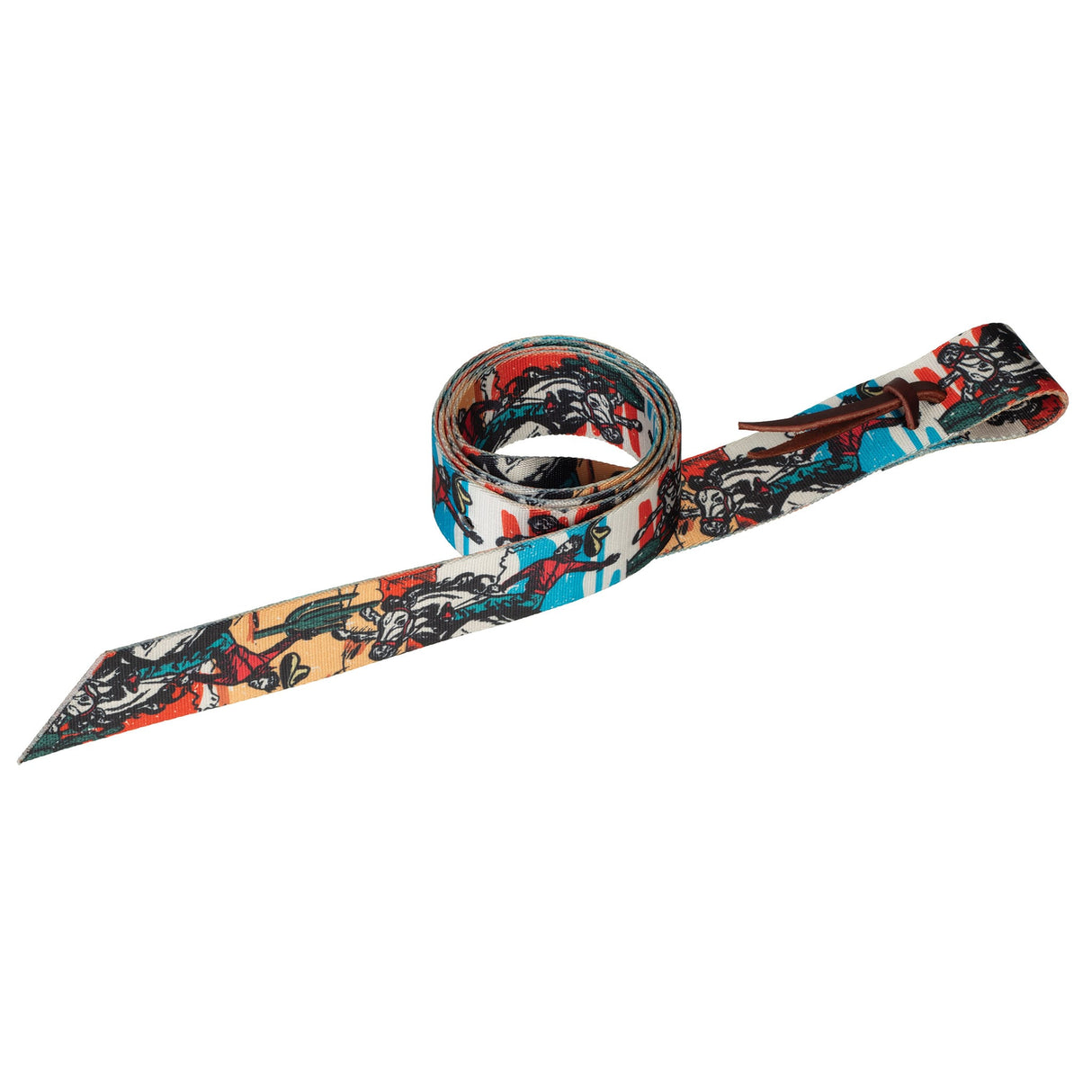 Patterned Poly Tie Strap with Holes, 1-3/4" x 60"