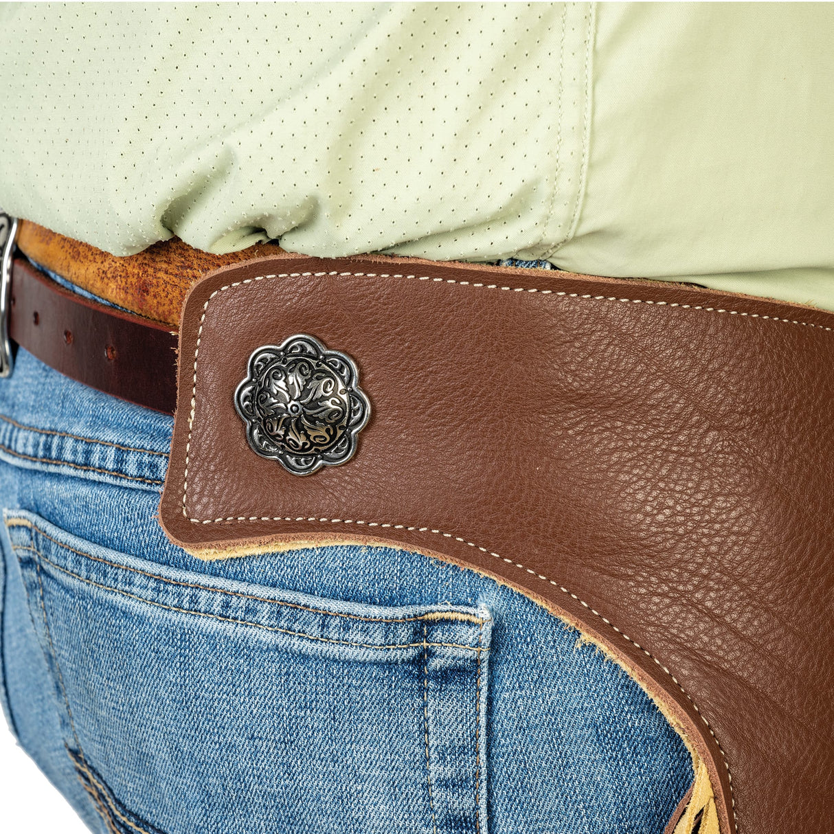 Premium Western Leather Chaps