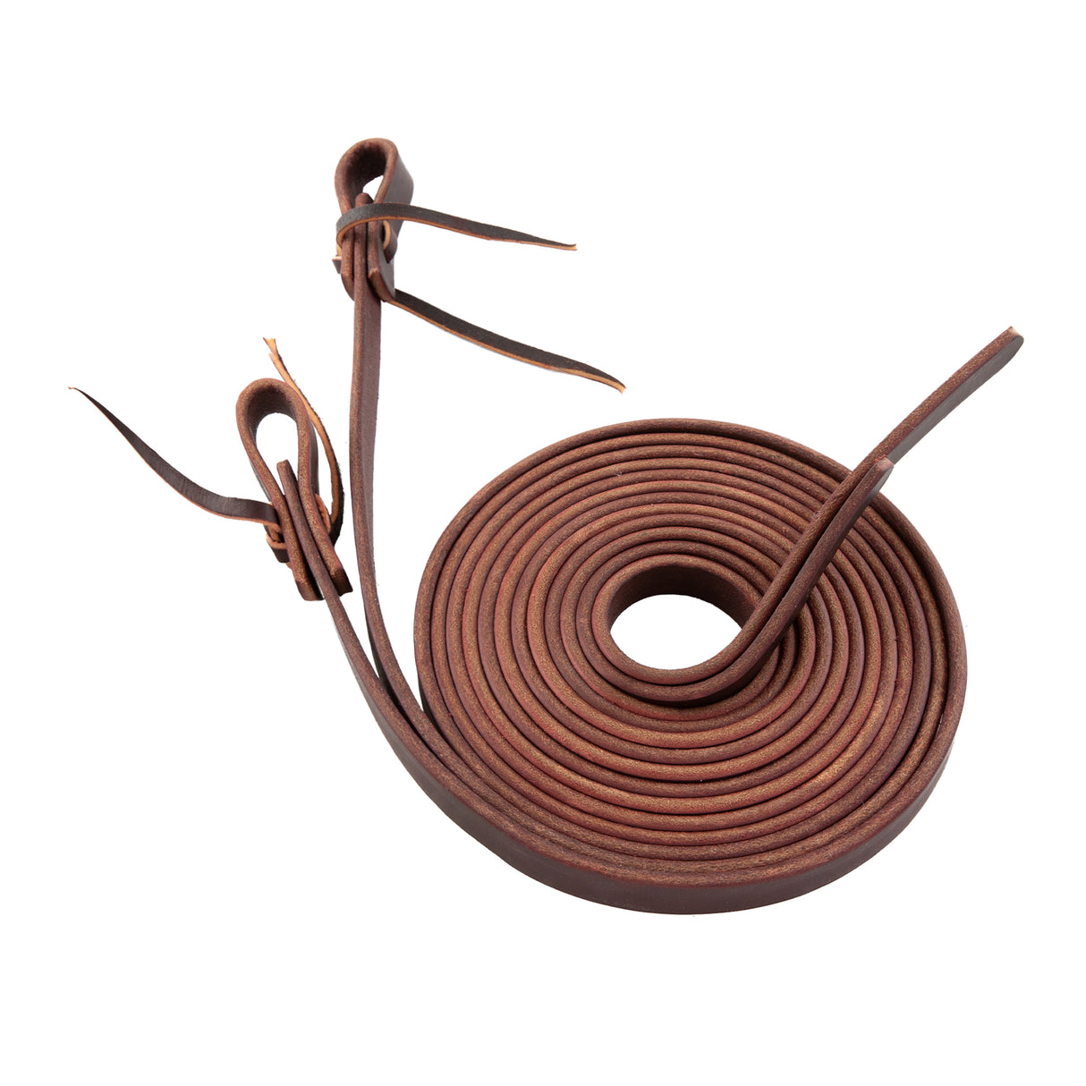 Burgundy Latigo Split Reins