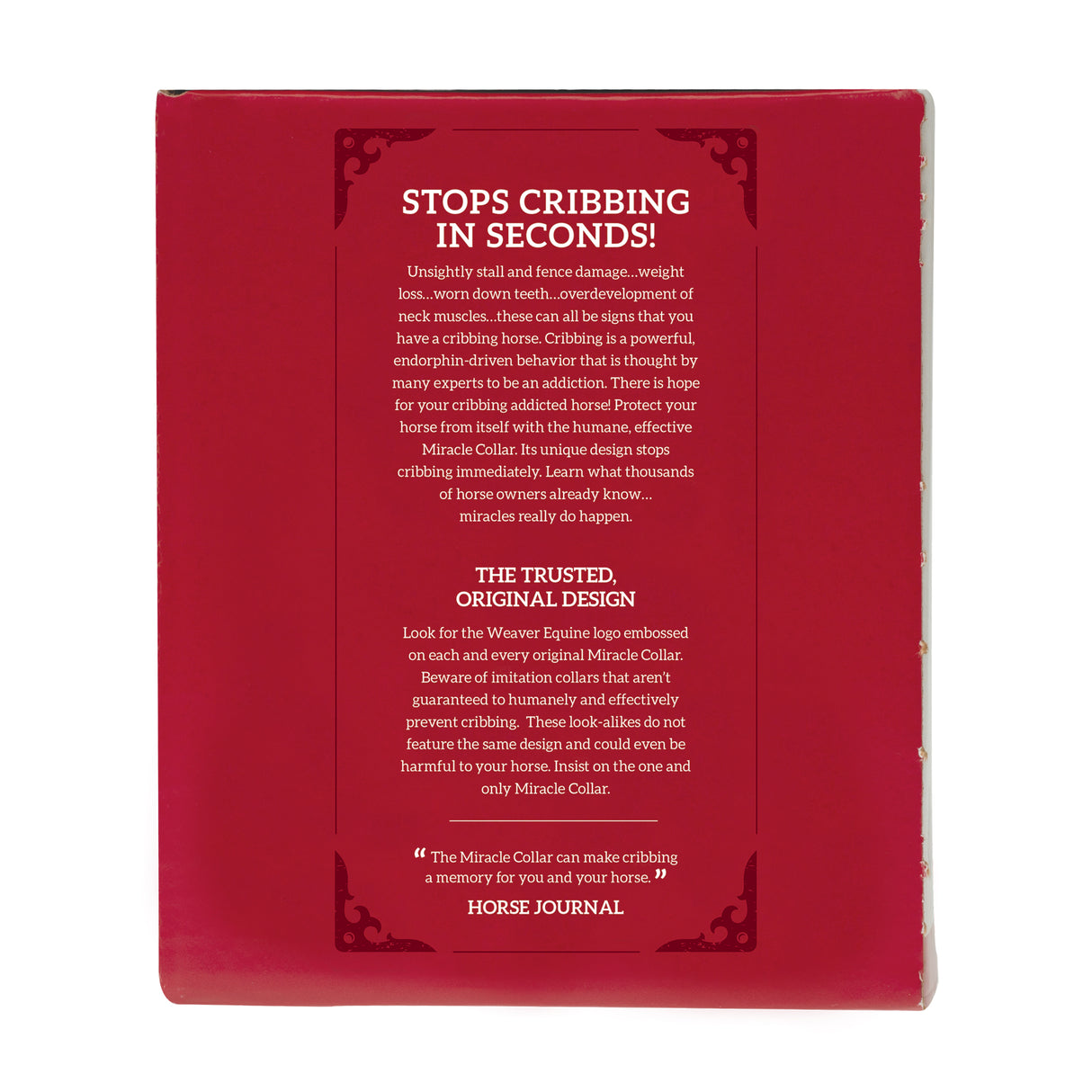 Miracle Collar®, Boxed, side 2