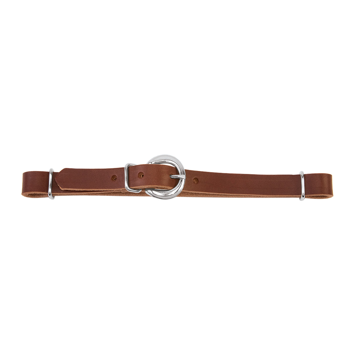 Straight Leather Curb Strap