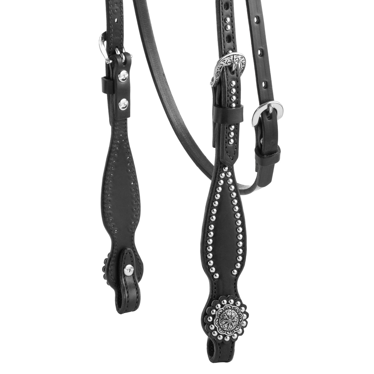 Back in Black Browband Headstall