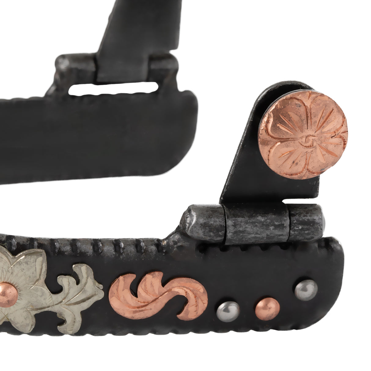 Ladies Spur with Floral Design