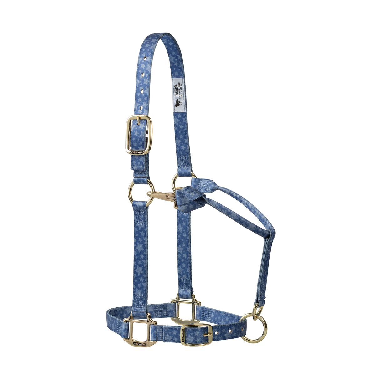 Denim Stars Adjustable Polyester Halter, 1"