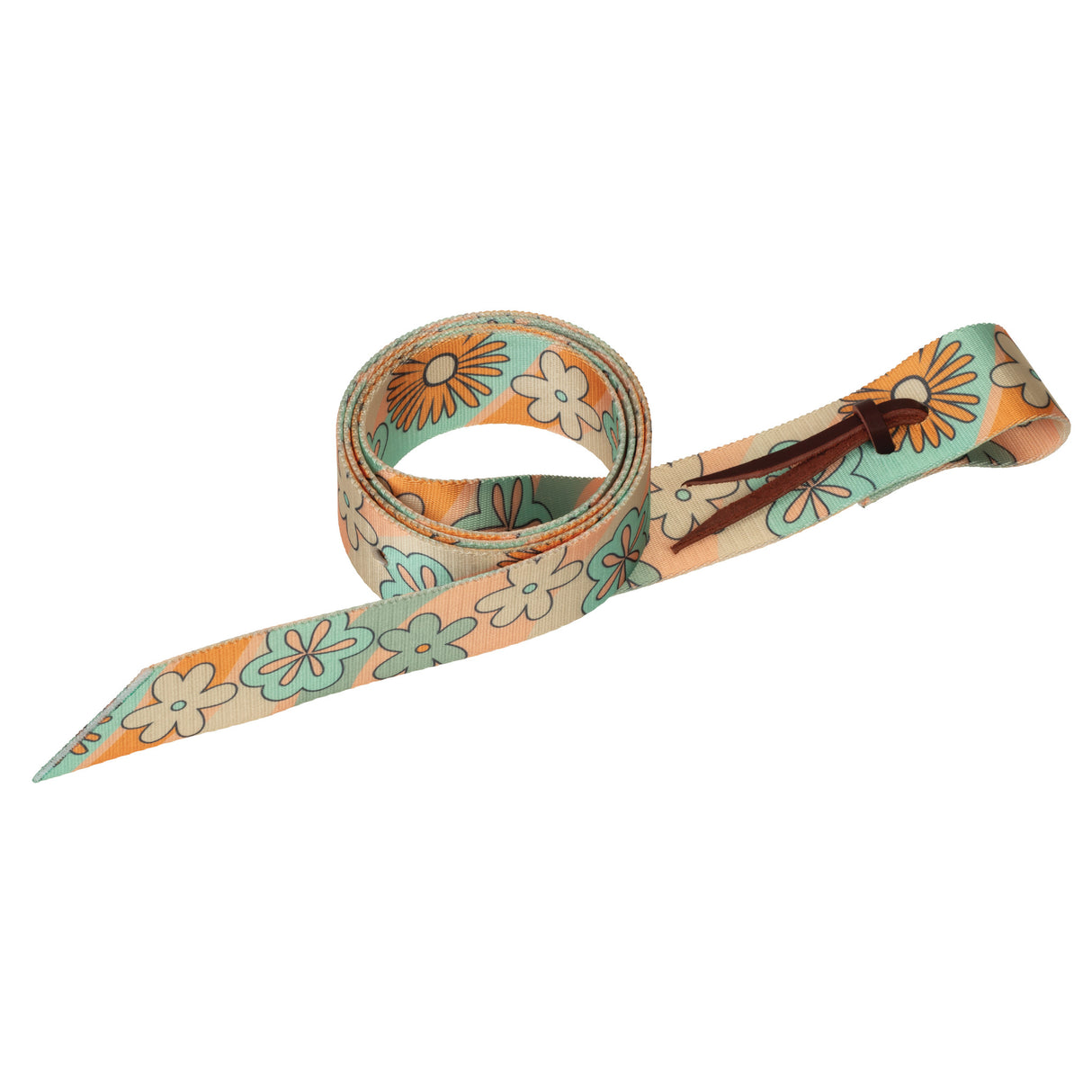 Patterned Poly Tie Strap with Holes, 1-3/4" x 60"