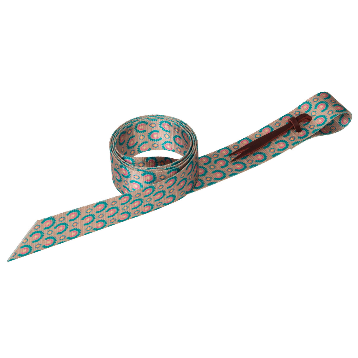 Patterned Poly Tie Strap with Holes, 1-3/4" x 60"