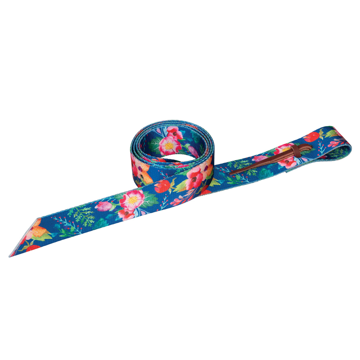 Patterned Poly Tie Strap with Holes, 1-3/4" x 60"