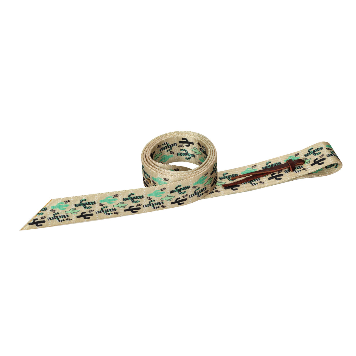 Patterned Poly Tie Strap with Holes, 1-3/4" x 60"