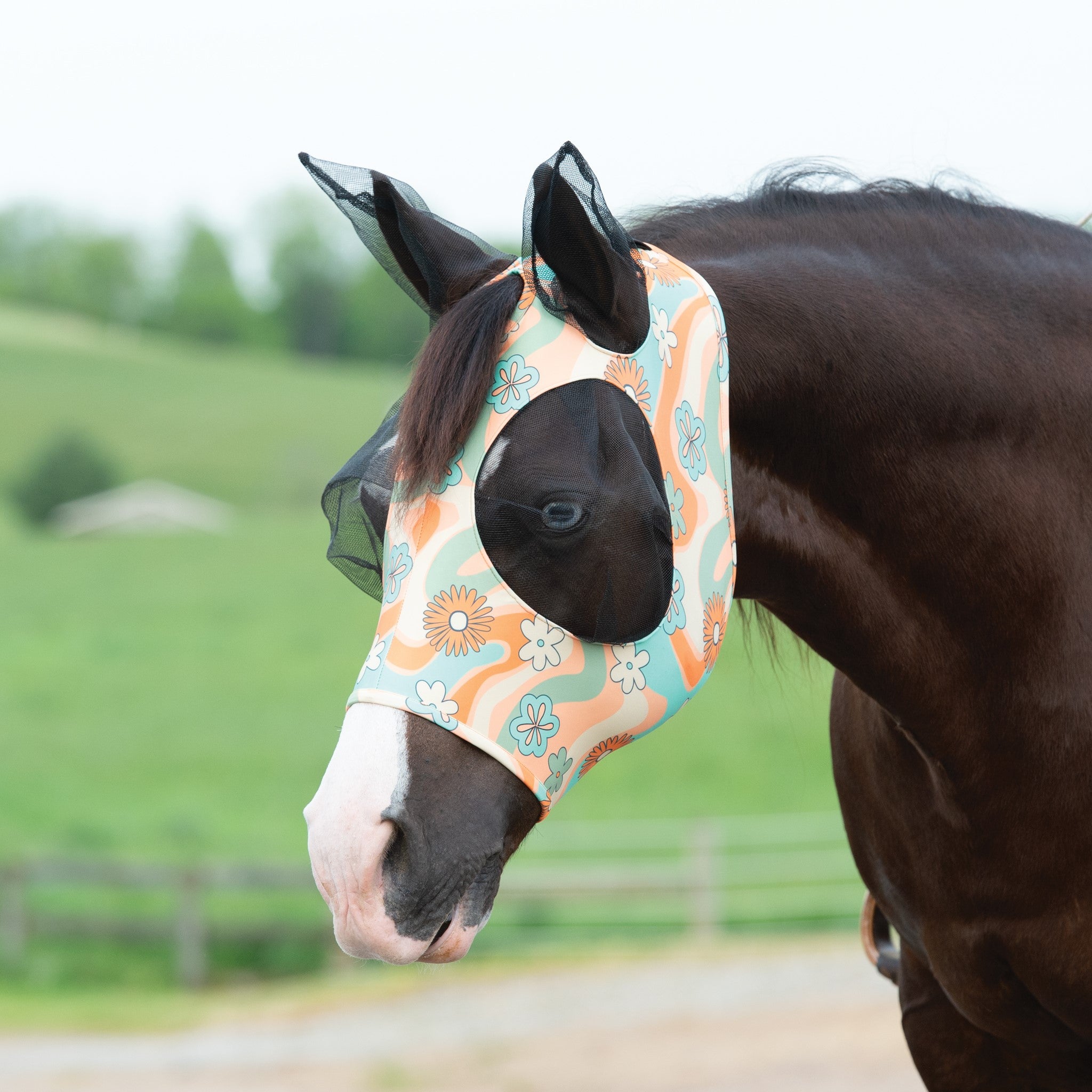 Equine Lycra® Fly Masks Powered by Coolcore®