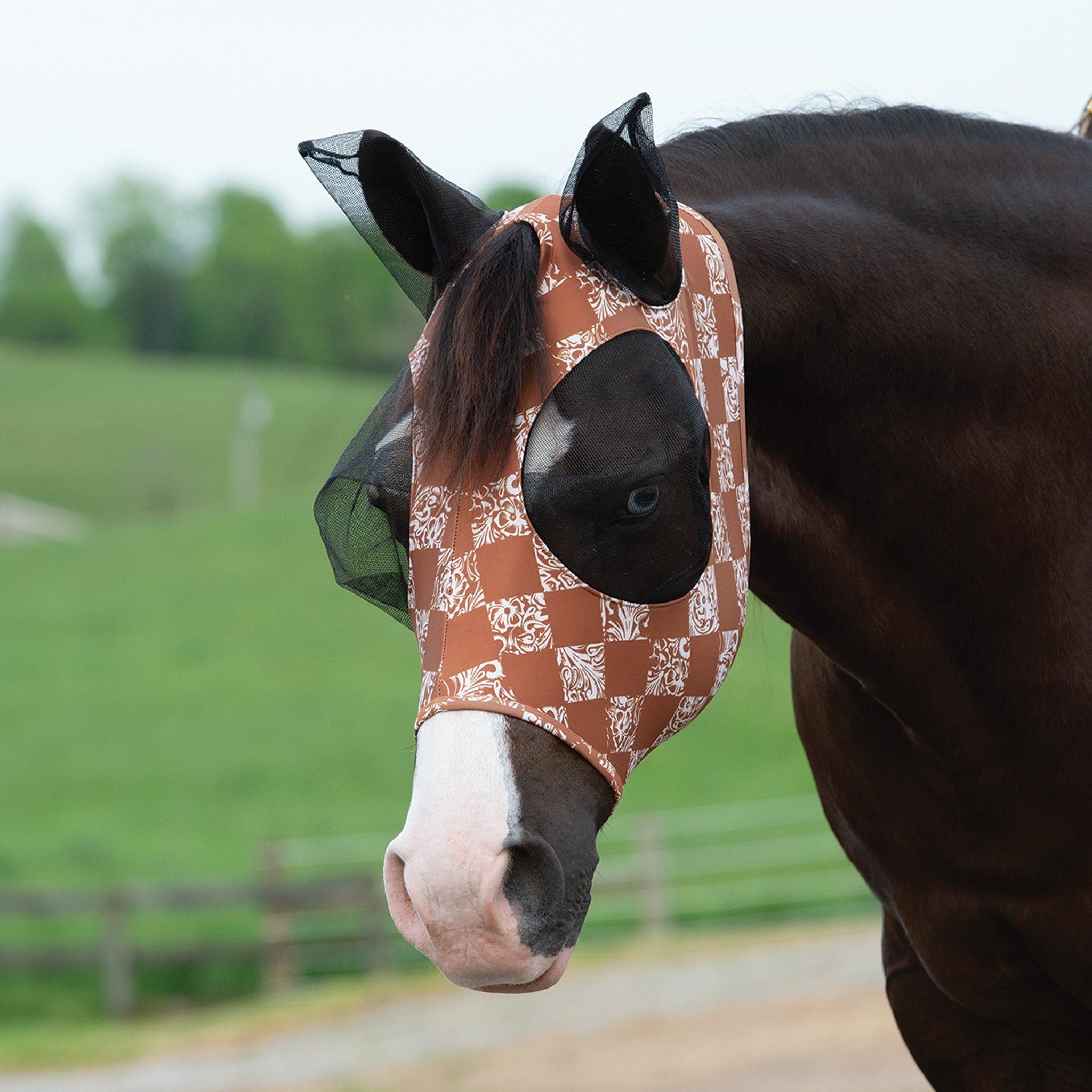 Equine Lycra® Fly Masks Powered by Coolcore®