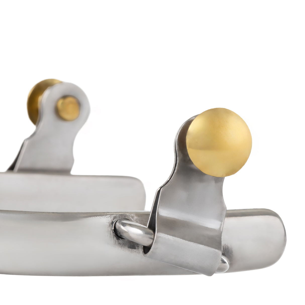 Men's Roping Spurs with Plain 1/2" Band, 10-Point Rowel