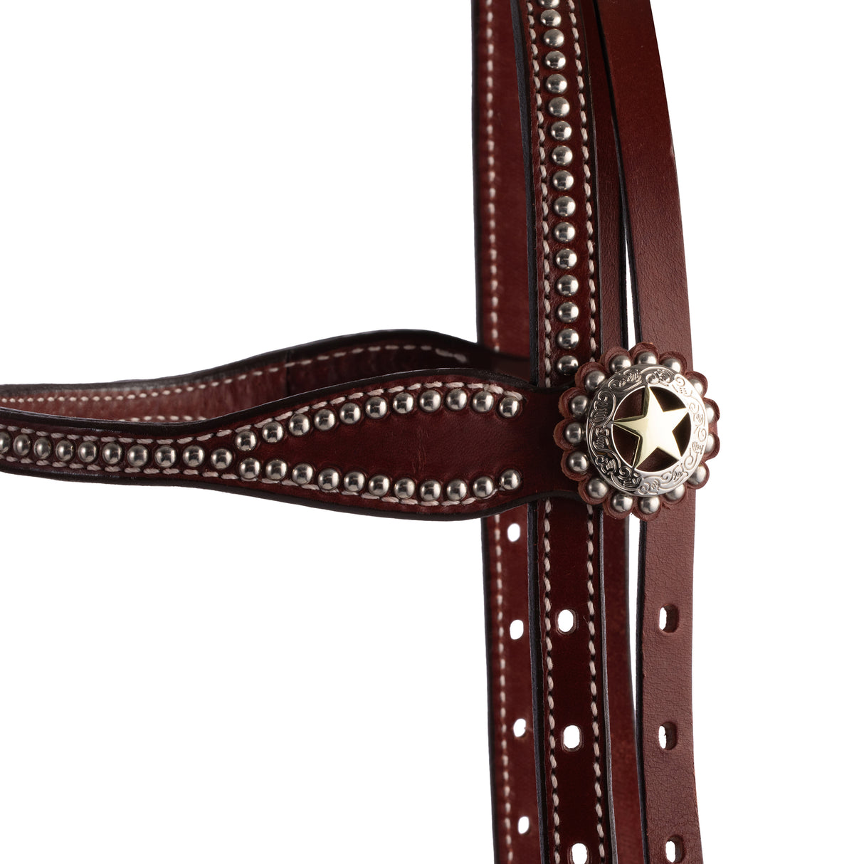 Texas Star Chestnut Browband Headstall