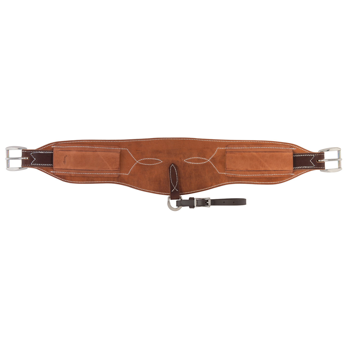 Heavy-Duty Roper Back Cinch, Complete, Russet, 6