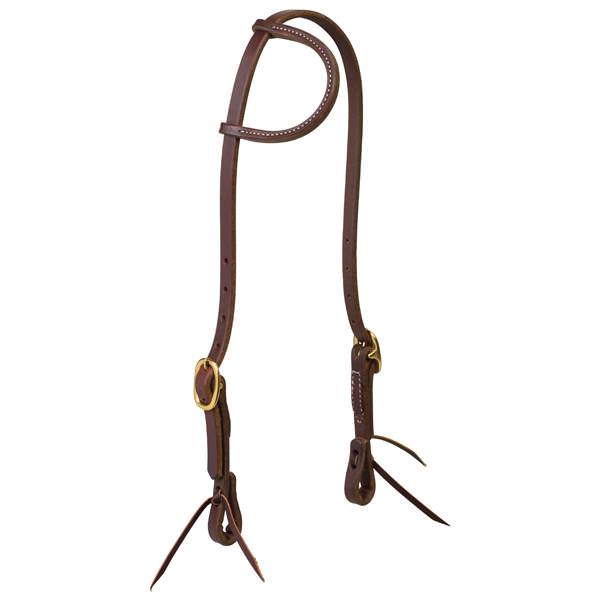 Working Tack Single-Ply Headstall with Tie Ends