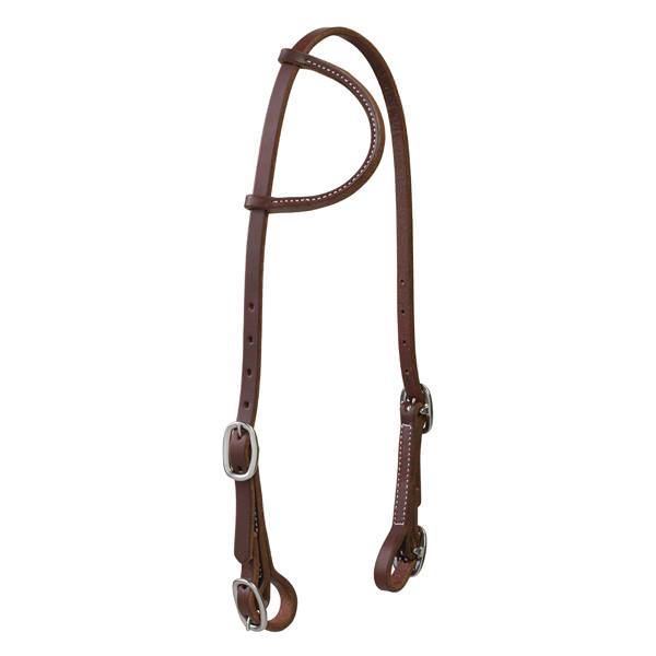 Working Tack Single-Ply Headstall with Buckle Ends