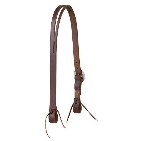 Working Tack Single-Ply Headstall with Tie Ends