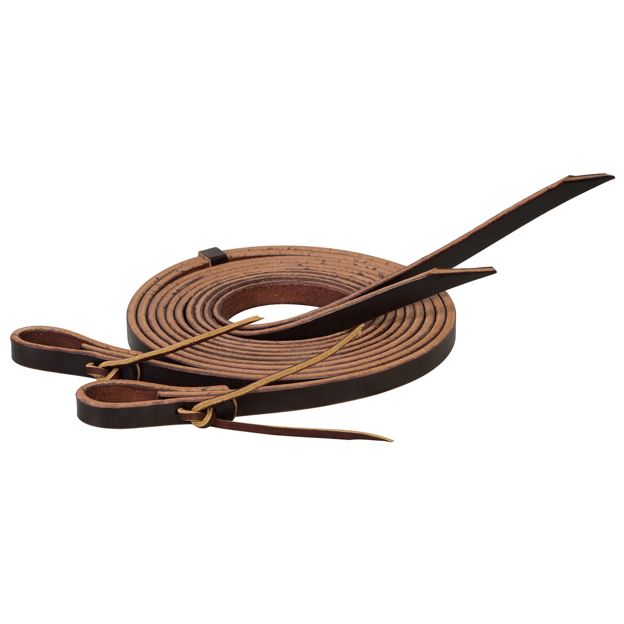Skirting Leather Split Reins, Dark Oiled
