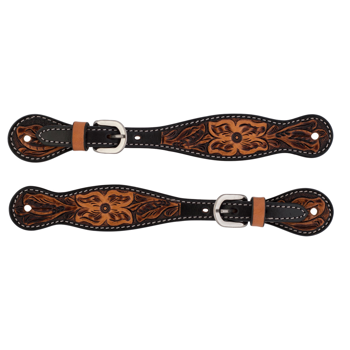 Stylish Turquoise Gator Spur Straps for Equestrian Style main image 0