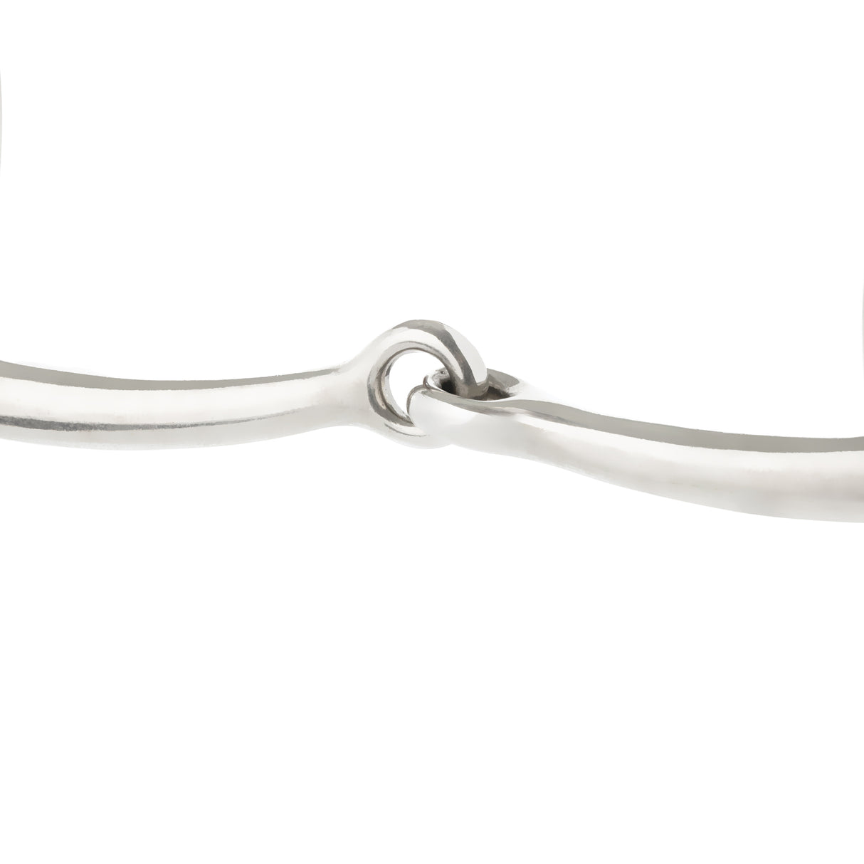 Draft Bit, 6" Snaffle Mouth, Nickel Plated