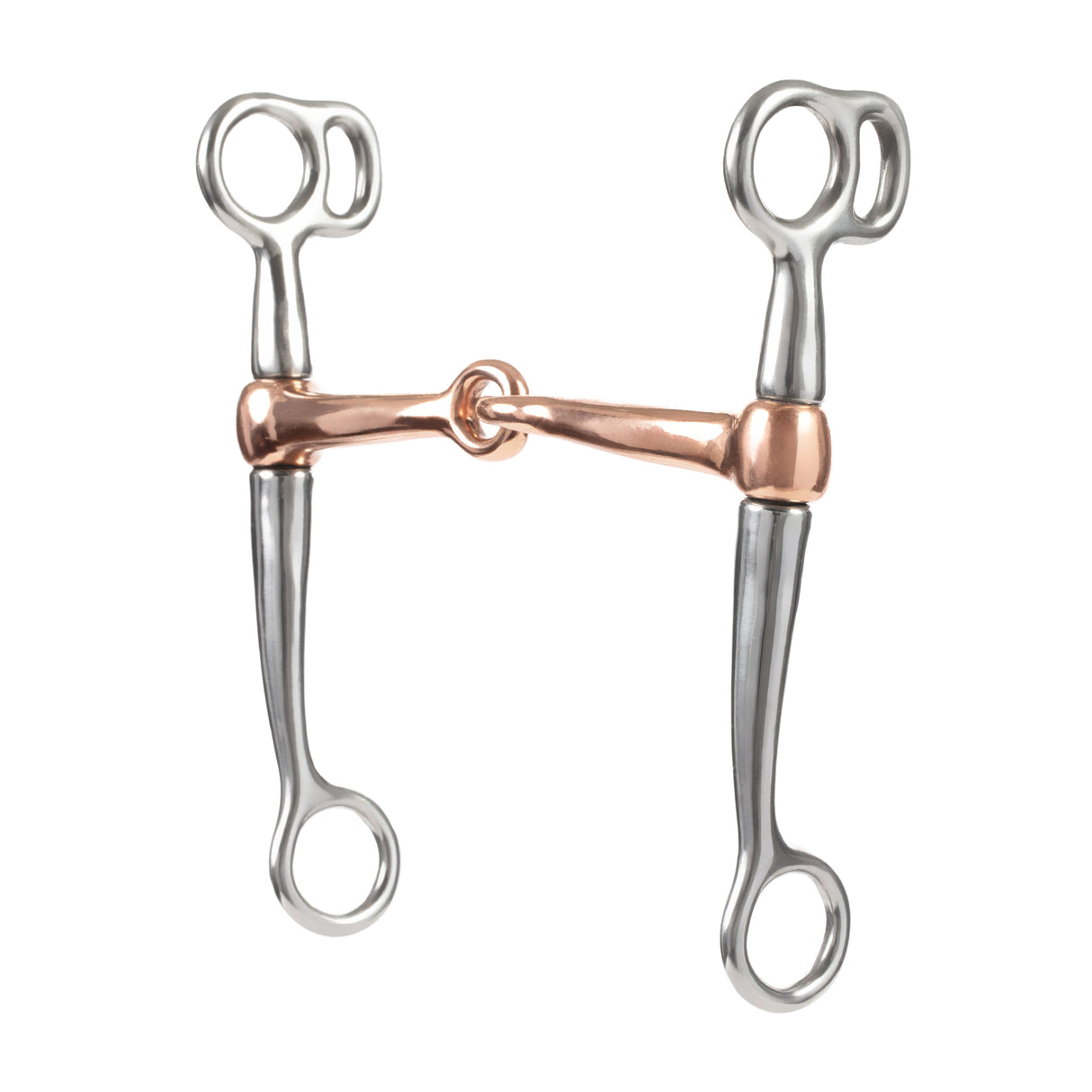 Tom Thumb Bit with 5" Copper Plated Mouth, Chrome Plated