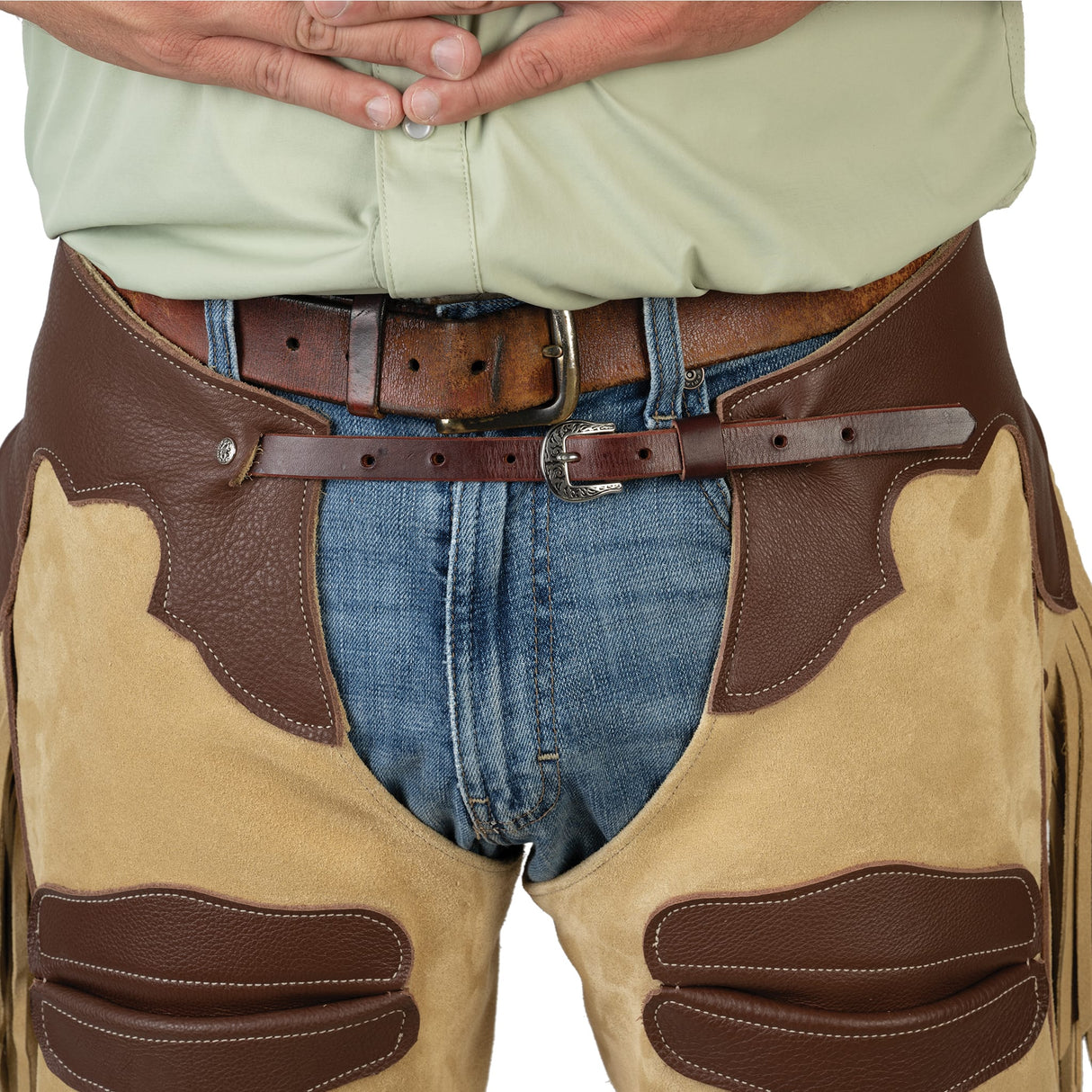 Premium Western Leather Chaps
