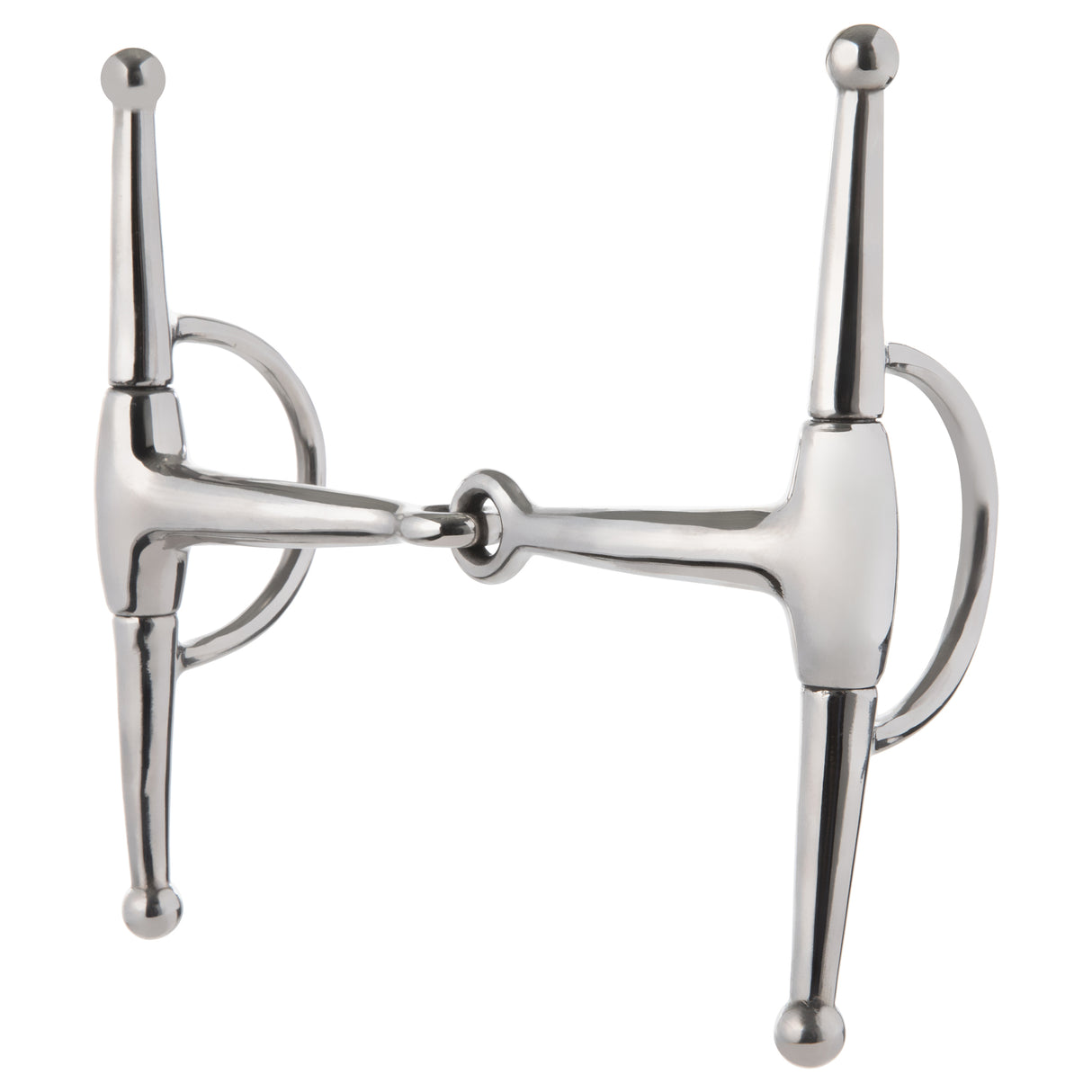 Full Cheek Snaffle Bit, 5" Eggbutt Mouth