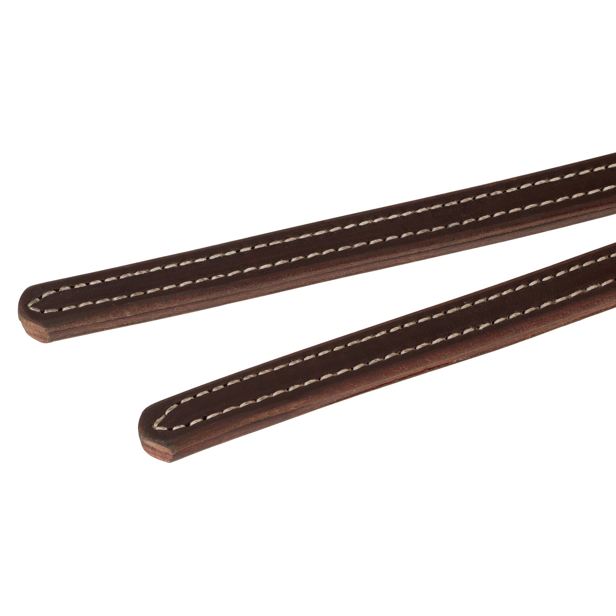 STS Ranch Signature Tack Latigo Leather Split Rein, Pineapple Knot, 8'