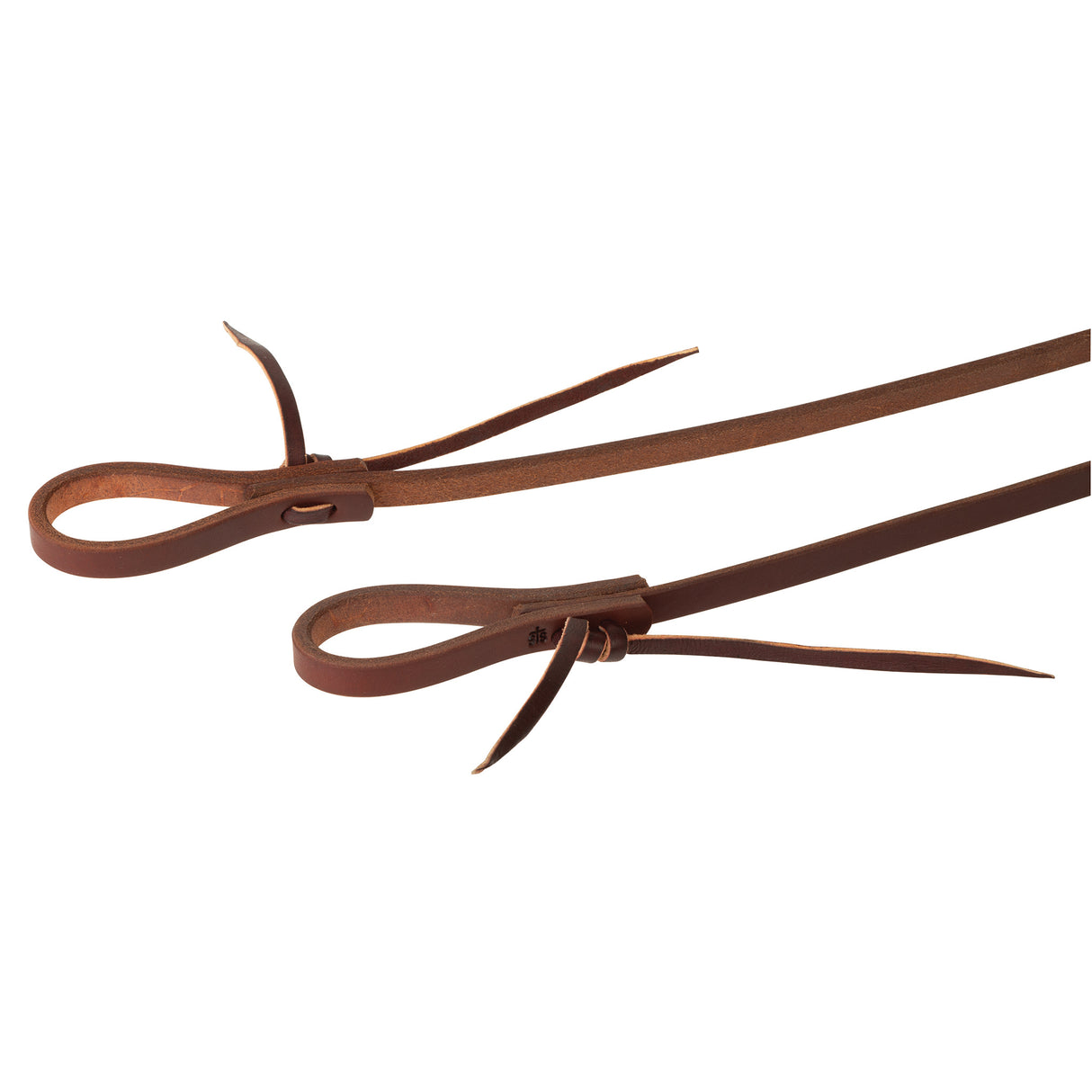 STS Ranch Signature Tack Harness Leather Roping Rein, Water Tie Ends, 1/2" x 7-1/2'