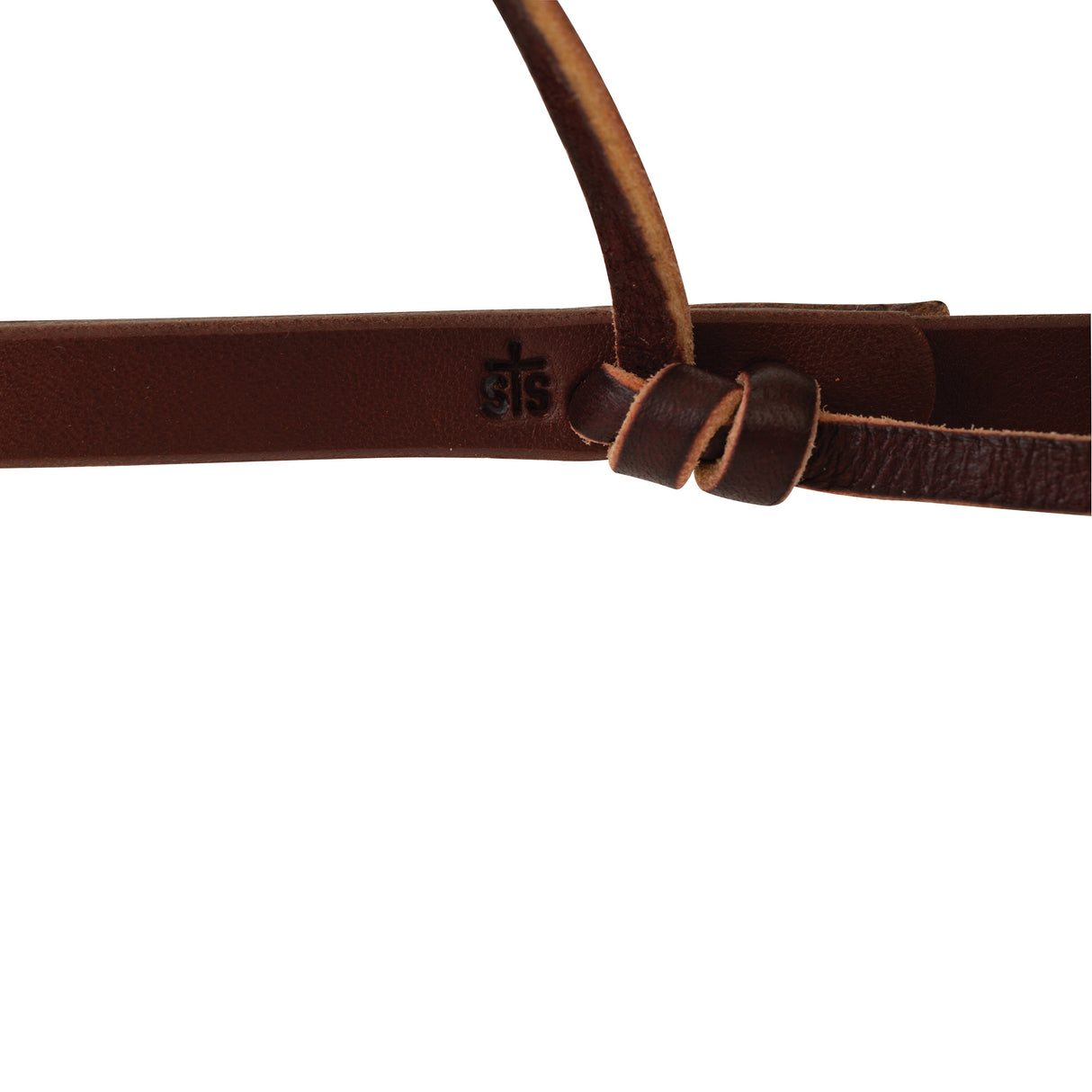 STS Ranch Signature Tack Harness Leather Roping Rein, Water Tie Ends, 1/2" x 7-1/2'
