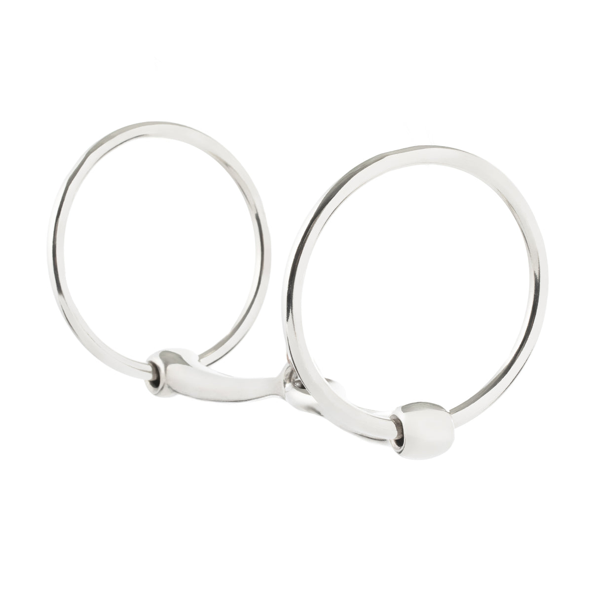 Draft Bit, 6" Snaffle Mouth, Nickel Plated