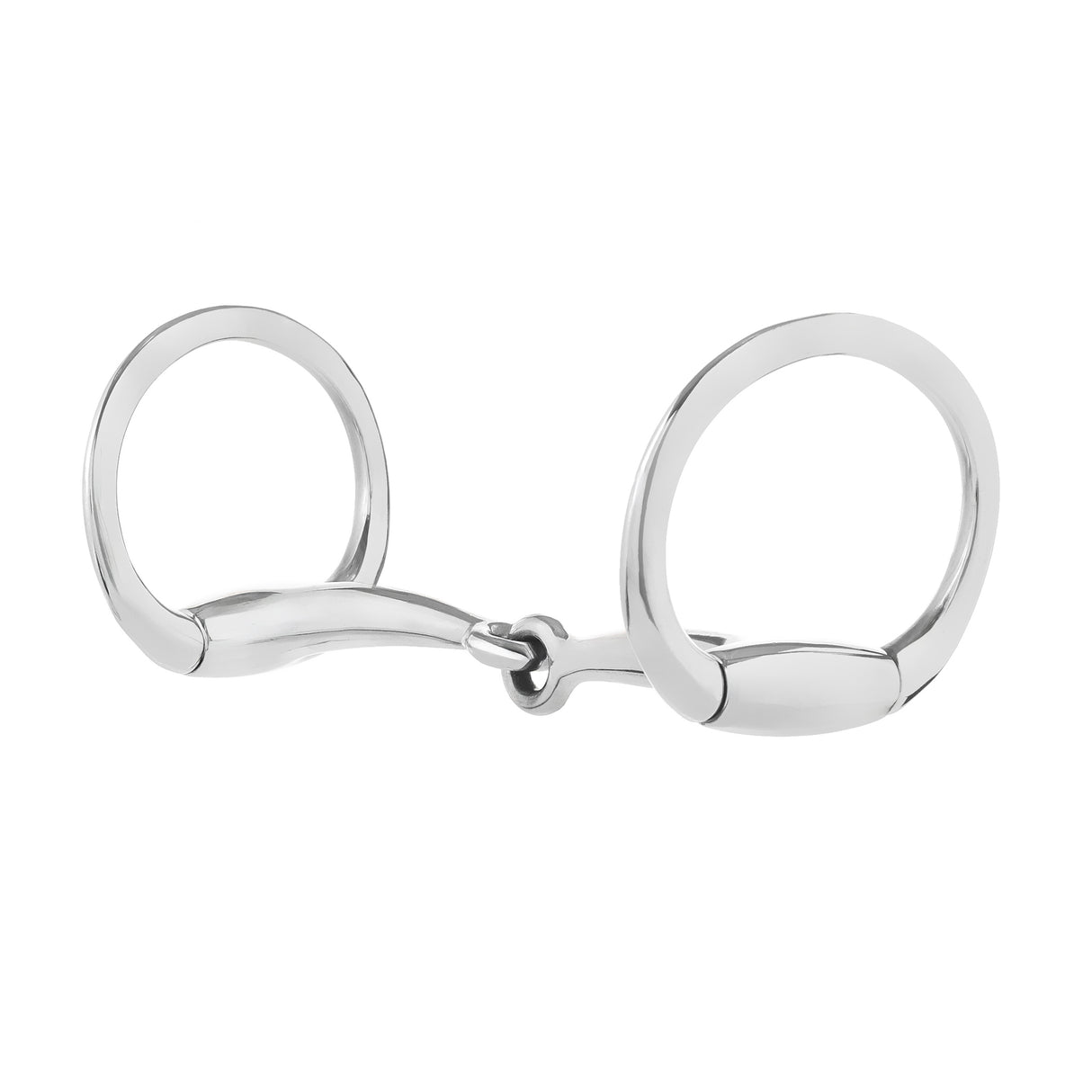 Eggbutt Snaffle Bit, 5" Solid Mouth