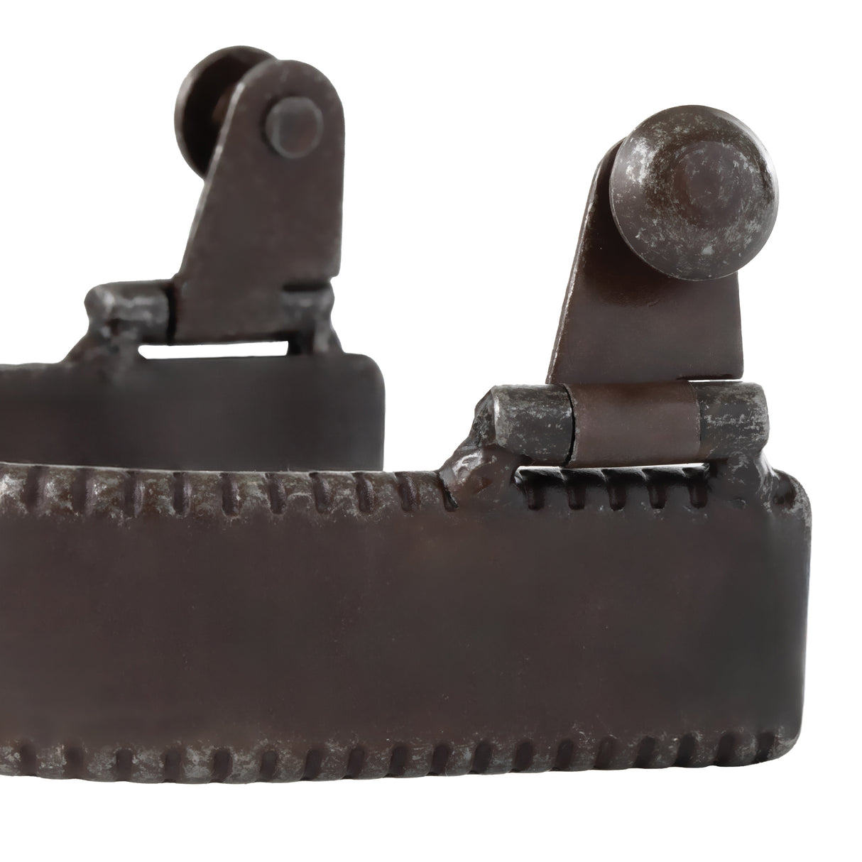 Men's Spur with Plain Buffed Brown Band