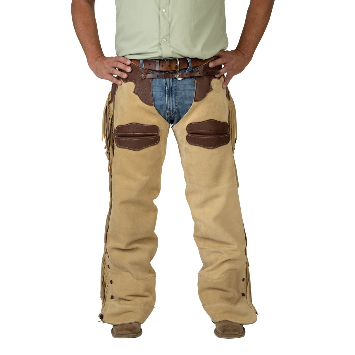 Premium Western Leather Chaps