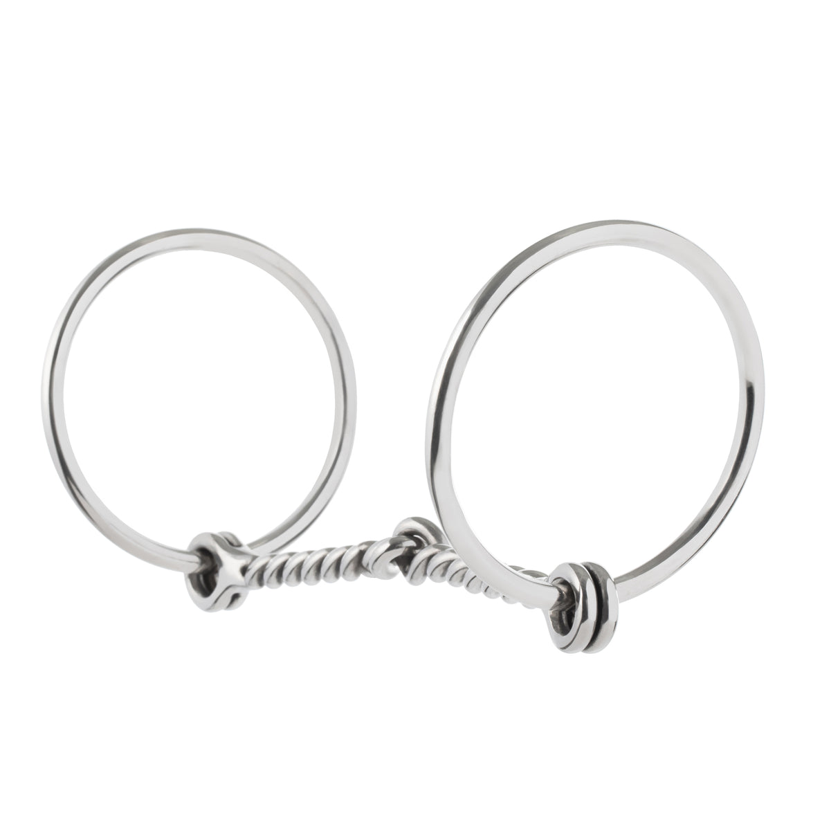 Draft Bit, 6" Single Twisted Wire Snaffle Mouth