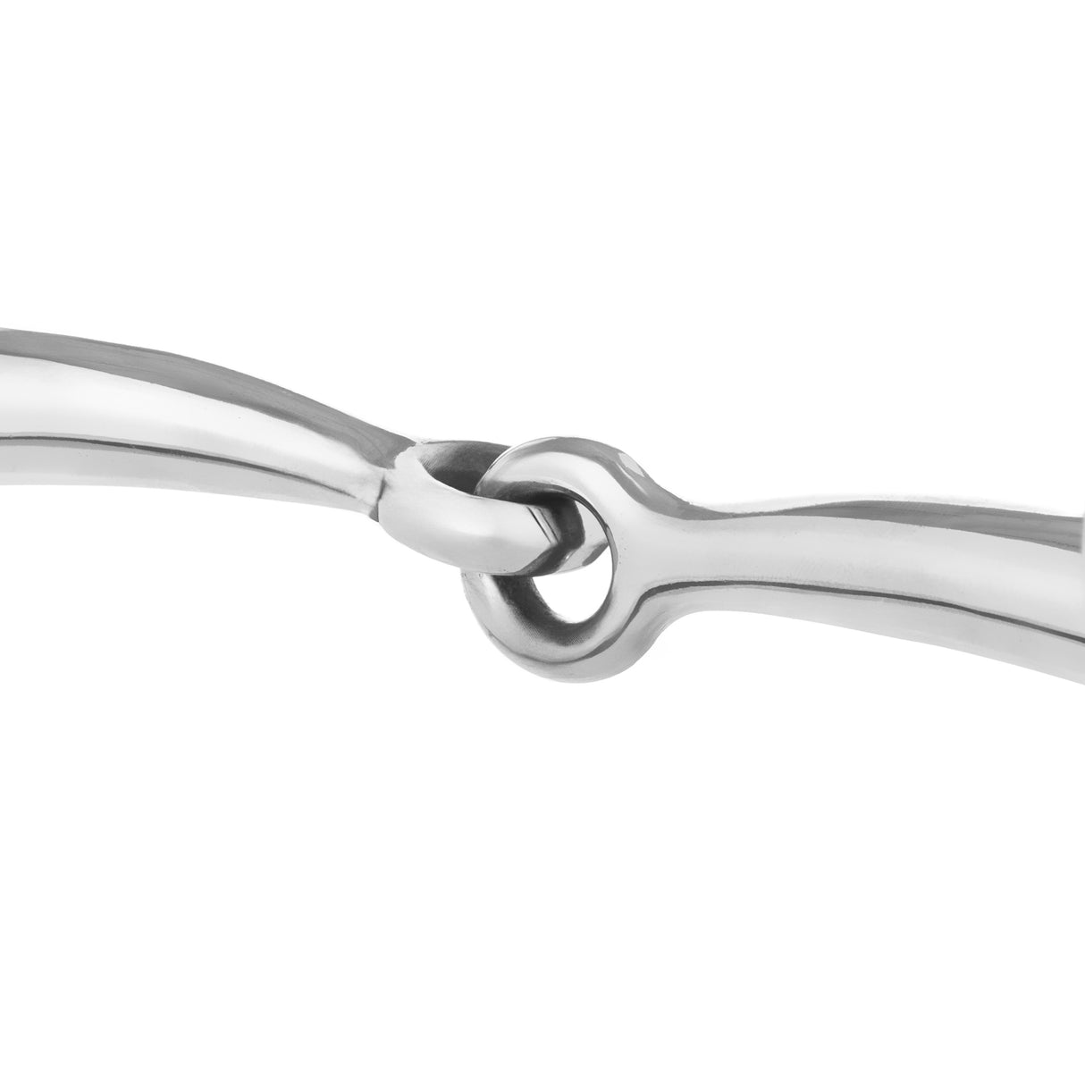 Eggbutt Snaffle Bit, 5" Solid Mouth