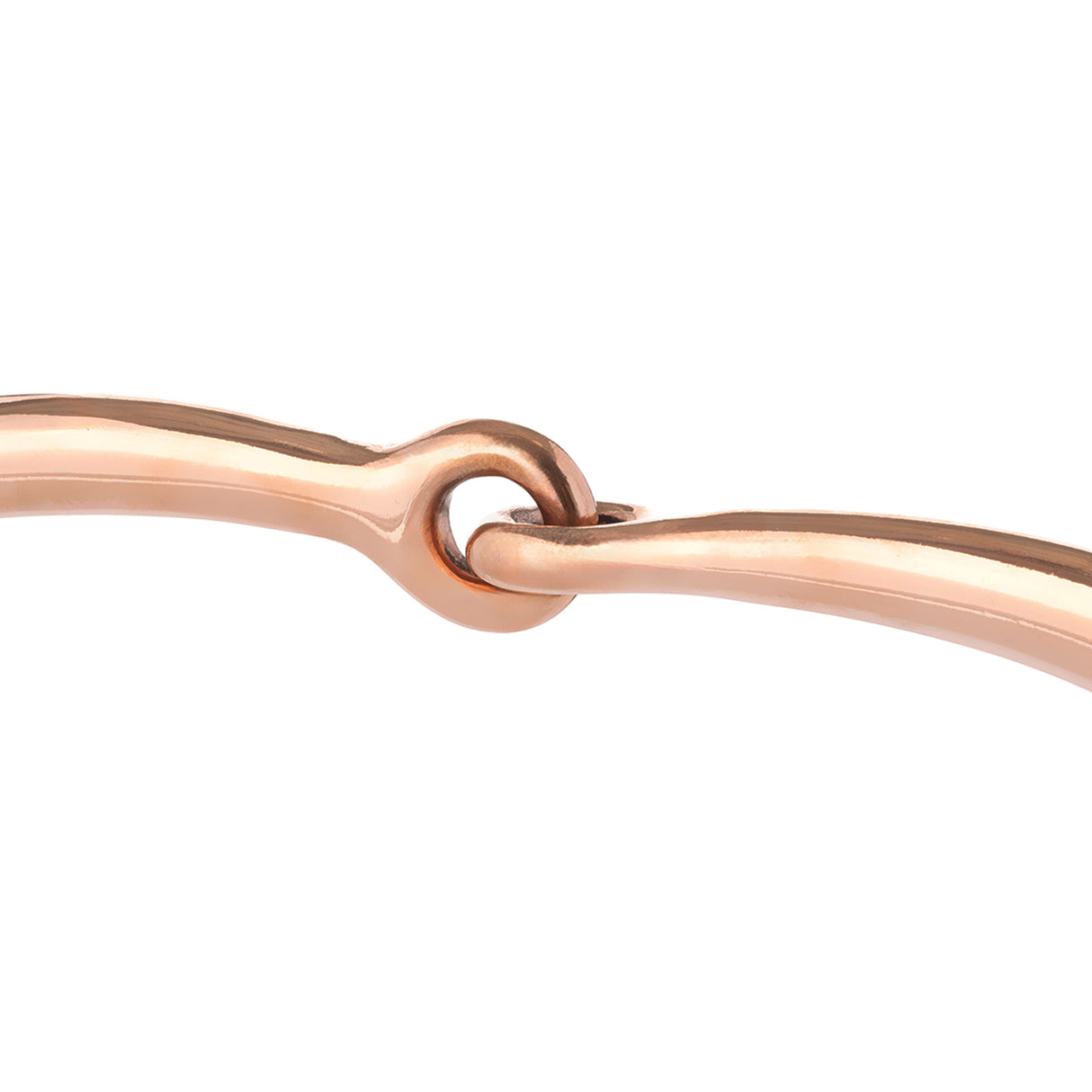 Professional Ring Snaffle Bit, 5" Copper Mouth